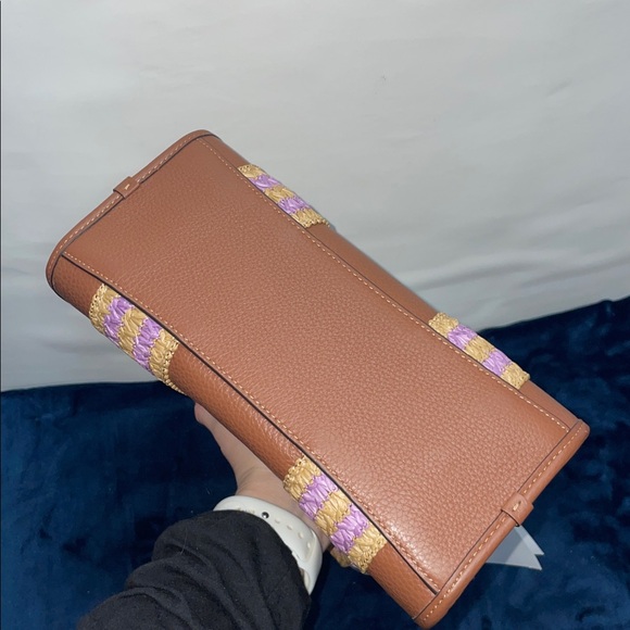 NWT Coach Straw Webb Tote 24 - Picture 5 of 13